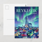 Reykjavík Iceland ポストカード (正面/裏面)
