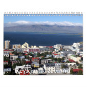 Reykjavík-Iceland Calendar カレンダー (カバー)