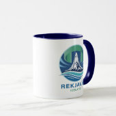 Reykjavik Iceland Europe マグカップ (正面右)