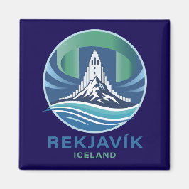 Reykjavik Iceland Europe マグネット