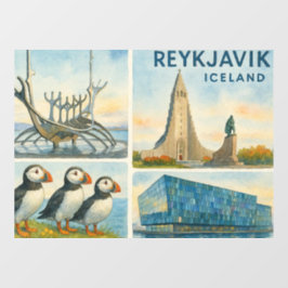 Reykjavik Iceland multiview  ウィンドウサイン