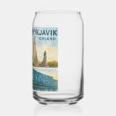 Reykjavik Iceland multiview  ガラス缶 (右)