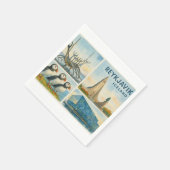 Reykjavik Iceland multiview  スタンダードカクテルナプキン (角)