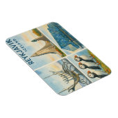 Reykjavik Iceland multiview  マグネット (右側)