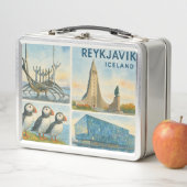 Reykjavik Iceland multiview  メタルランチボックス (インサイチュ)