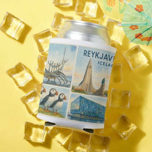 Reykjavik Iceland multiview  缶クーラー (インサイチュ 夏)