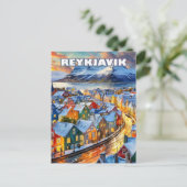 Reykjavík, où la culture et l'art fleurissent ポストカード (スタンド正面)