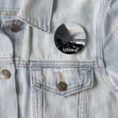 Reynisfjaraのビーチアイスランド 缶バッジ (インサイチュ)