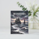 Reynisfjara Iceland ポストカード (スタンド正面)