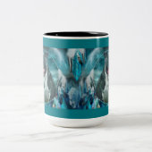 Rez犬2の調子のマグ ツートーンマグカップ (中央)