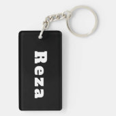 Reza キーホルダー (裏面)