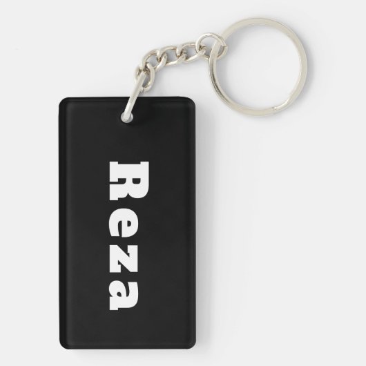 Reza キーホルダー (裏面)