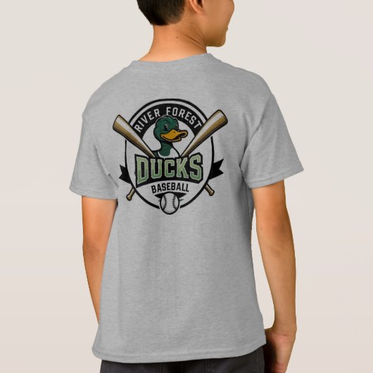 RF Ducks 子供用クワックパックTシャツ Tシャツ (裏面)