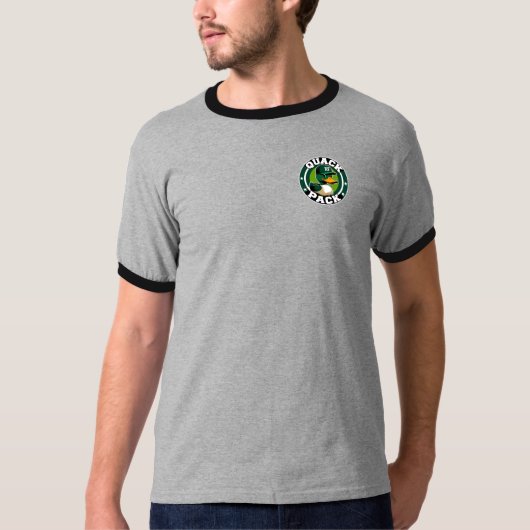 RF Ducks Quack Pack リンガーTシャツ Tシャツ (正面)