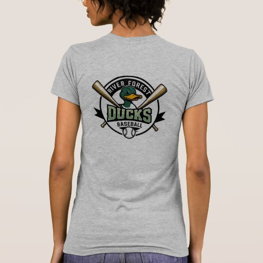 RF Ducks Womens quack pack tee Tシャツ (裏面)
