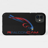 Rfalconcamのロゴの黒の穹窖のiPhone 5 Case-Mate iPhoneケース (裏面(横))