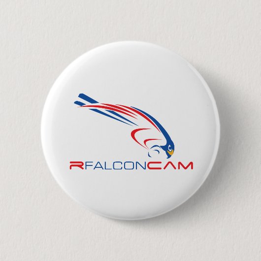 Rfalconcamの円形ボタン 缶バッジ (正面)