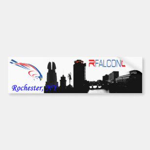 Rfalconcamの都市景観のバンパーステッカー バンパーステッカー