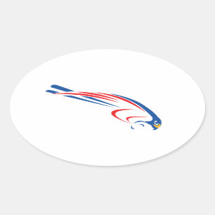 Rfalconcamオーバルステッカー 楕円形シール