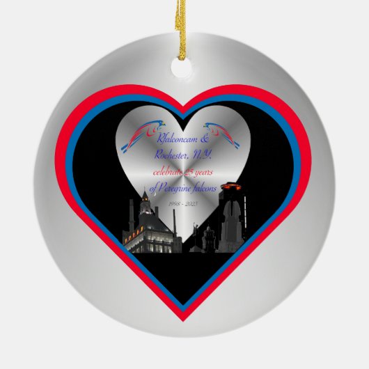 Rfalconcam-ROC《鳥》ハヤブサ25Yrsオーナメント セラミックオーナメント (裏面)