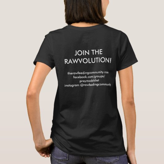 RFCはRAWVOLUTIONの女性のワイシャツを結合します Tシャツ (裏面)