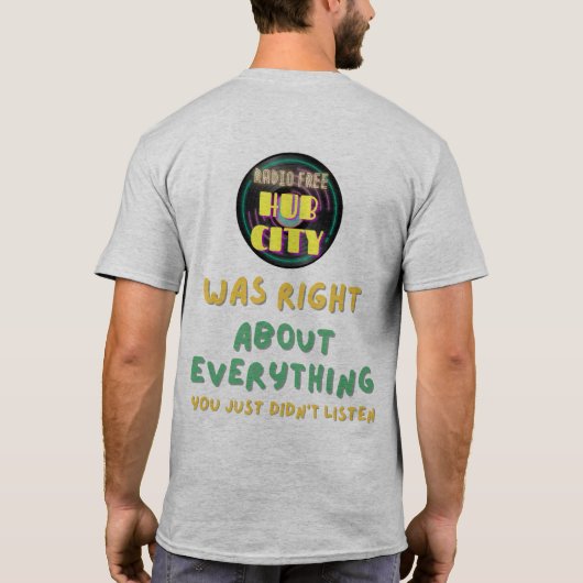 RFHCは正しかったTシャツ Tシャツ (裏面)