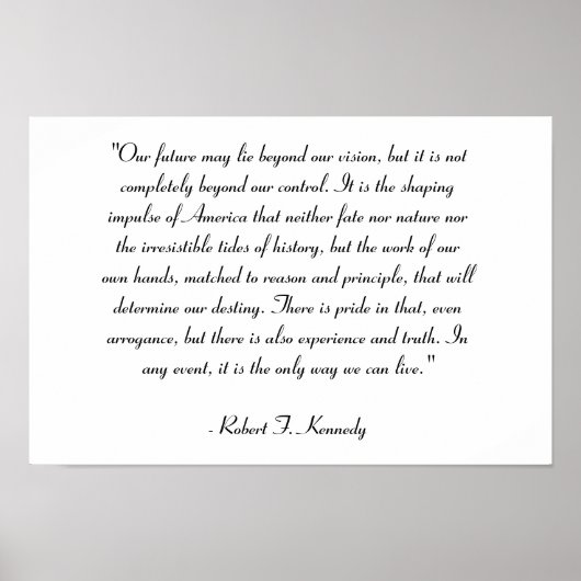 RFKの呼び出し ポスター (正面)