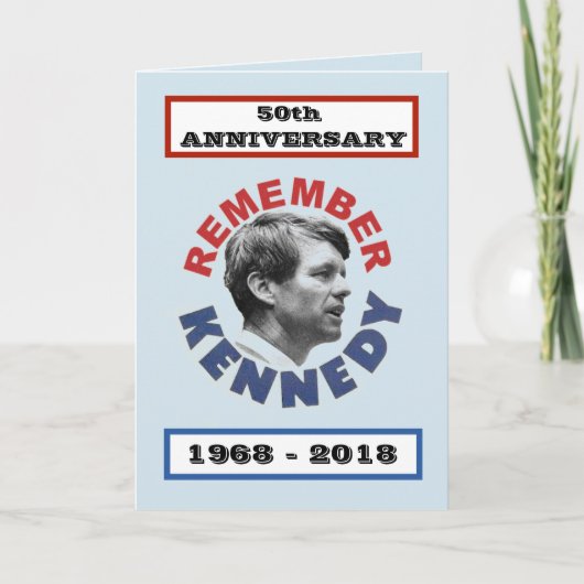 RFK:50周年 カード (正面)