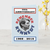 RFK:50周年 カード (黄色い花)