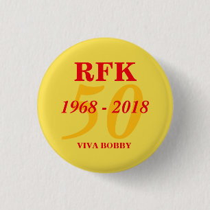 RFK 50年1968年- 2018年 缶バッジ