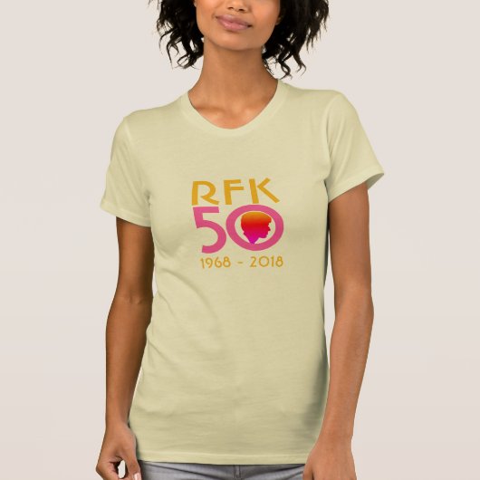 RFK: 50年1968年- 2018年 Tシャツ (正面)