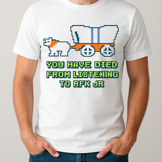 「RFK Jr.を聞きすぎて死んだ」おもしろTシャツ Tシャツ