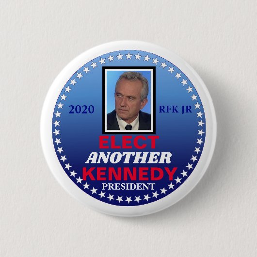RFK Jr. 2020年 缶バッジ (正面)