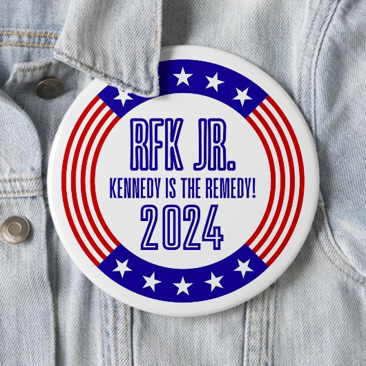 RFK Jr "Kennedy is the Remedy" 2024キャンペーン 缶バッジ (インサイチュ)
