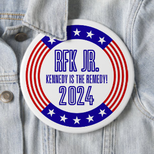 RFK Jr "Kennedy is the Remedy" 2024キャンペーン 缶バッジ