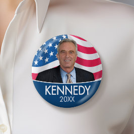 RFK JR - Robert Kennedyフラグ2024の写真 缶バッジ