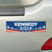 RFK Jr Robert Kennedy Jr 2024 バンパーステッカー (車上)