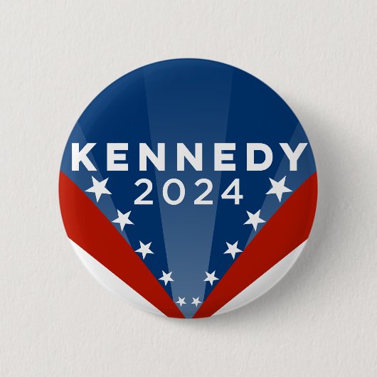 RFK Jr Robert Kennedy Jr 2024 缶バッジ (正面)