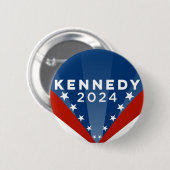 RFK Jr Robert Kennedy Jr 2024 缶バッジ (正面&裏面)