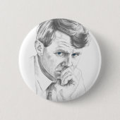 RFK: Robert Kennedy Pinボタン 缶バッジ (正面)