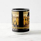 RFM馬と日没/日の出 マグカップ (中央)