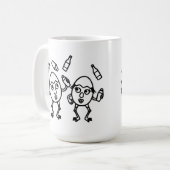 RG RA たまごアート コーヒーマグカップ (正面左)