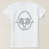 RG RA エッグアート Tシャツ (デザイン裏面)