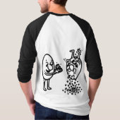 RG RA エッグアート Tシャツ (裏面)