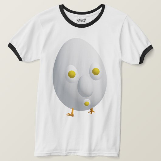 RG RA エッグアート Tシャツ (デザイン正面)
