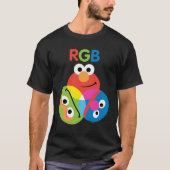 RGBのセサミストリート Tシャツ (正面)