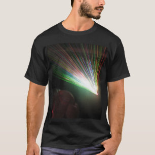 RGBのレーザ光線 Tシャツ