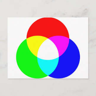 RGBカラーモデル ポストカード