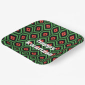 RGBハッピークワンザ紙プレート ペーパープレート (傾斜あり)