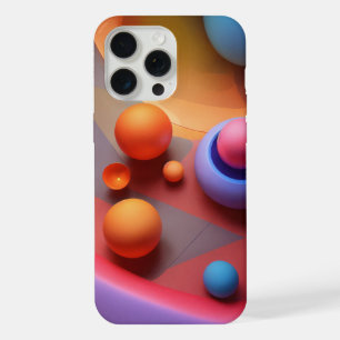 RGBルミノグラム幾何形状 – 体積3D iPhone 15 PRO MAXケース